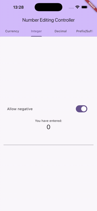 Integer formatting demo